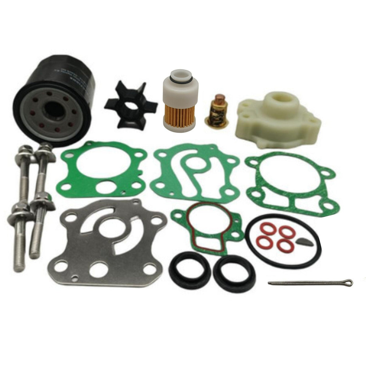 Maintenance Service Kit For Yamaha 4-Stroke 50HP F50B Outboard w/Oil Fuel Filter