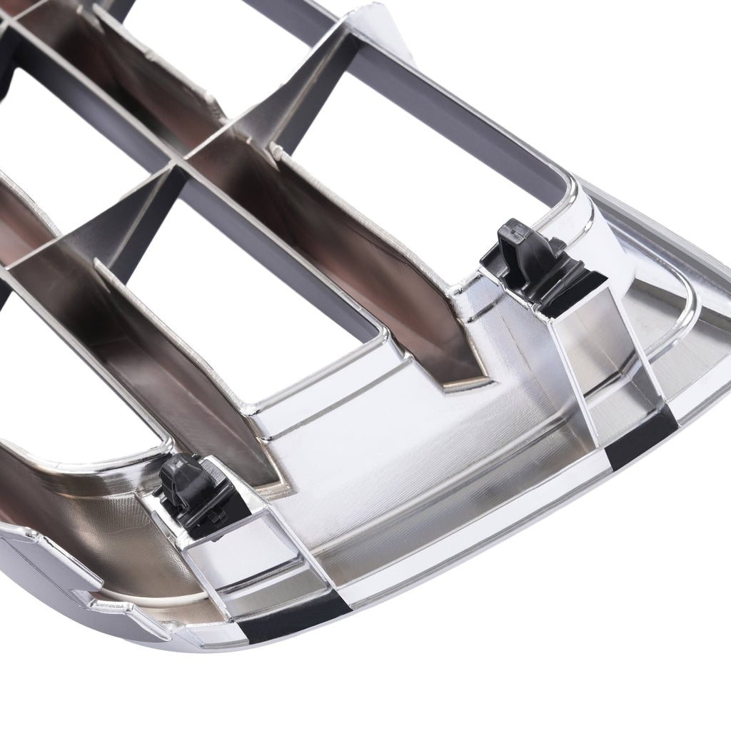 For Subaru Forester 2003-2005 Front Chrome Shell w/ Gray Insert Grille Grill