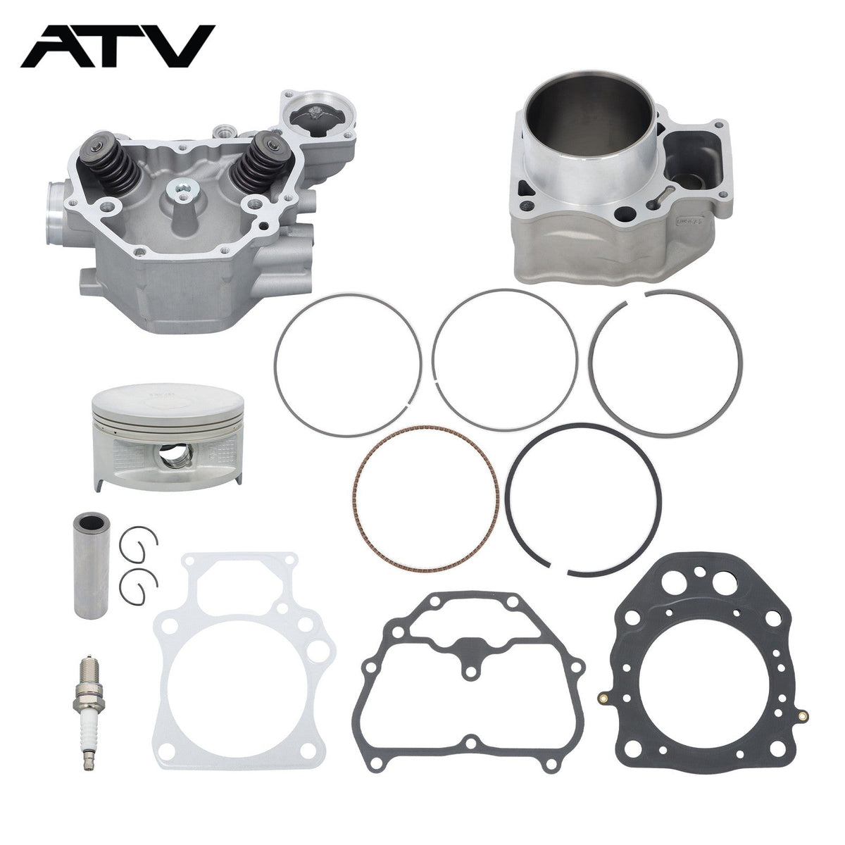 For Honda TRX500 2009-2024 12200-HP7-A01 Rebuild Kit Cylinder Head Assembly