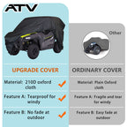 SxS Utility Vehicle Cover Waterproof Fit For Polaris RZR XP 4 Turbo S US