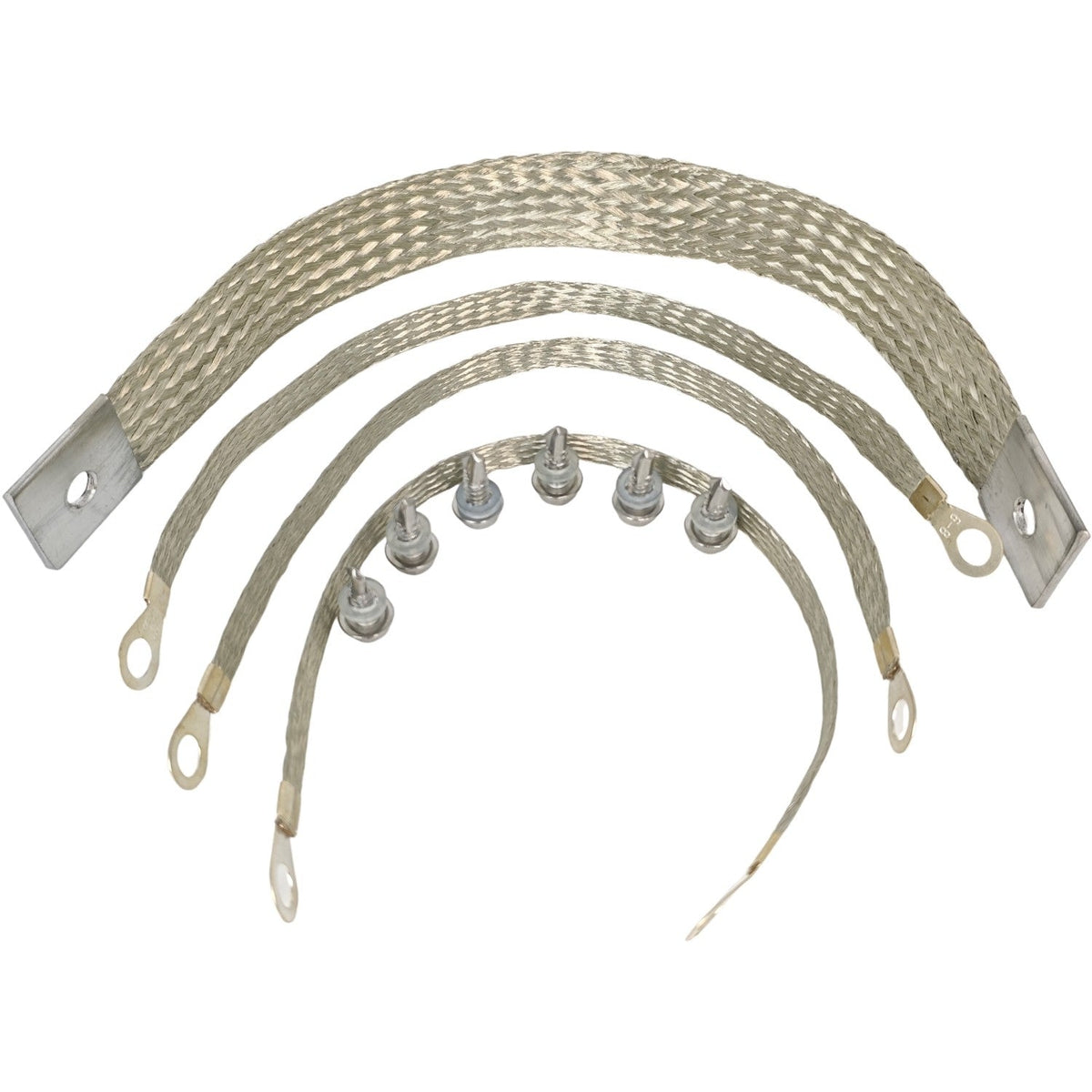 40140 Engine Ground Strap Kit for Most Car Starter Chassis Body 14" 1/0 AWG 11"