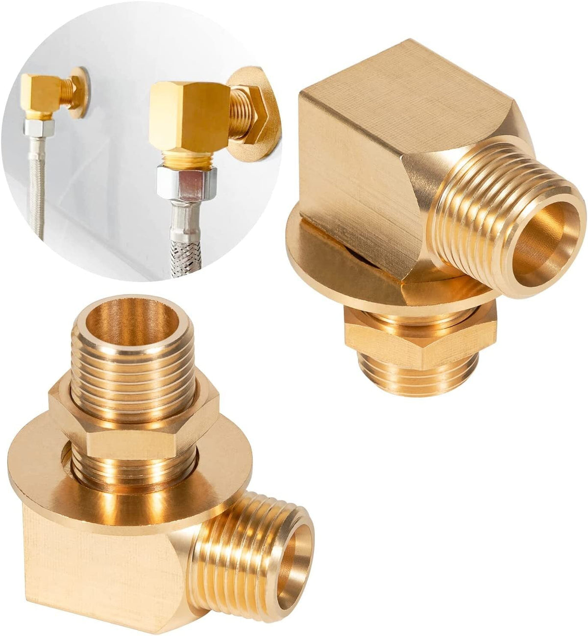 B-0230-K Wall Mount Faucet Install Kit for T&S B-0230 Style 1/2???? NPT Faucets