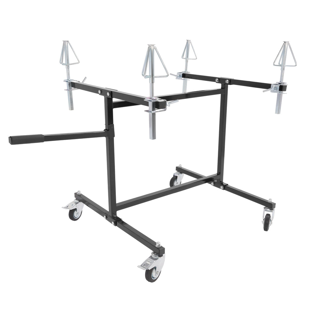 Foldable Wheel Paint Stand Panel Painting Stand For Auto Body Parts and Rims