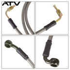 Extended Front & Rear Brake Lines Fit for Polaris RZR 800 S 4, RZR XP 900, 570