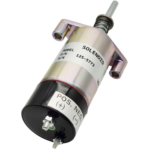 12V Shut Down Solenoid 125-5773 For Caterpillar 3204 3304 3304B 3306 3306B