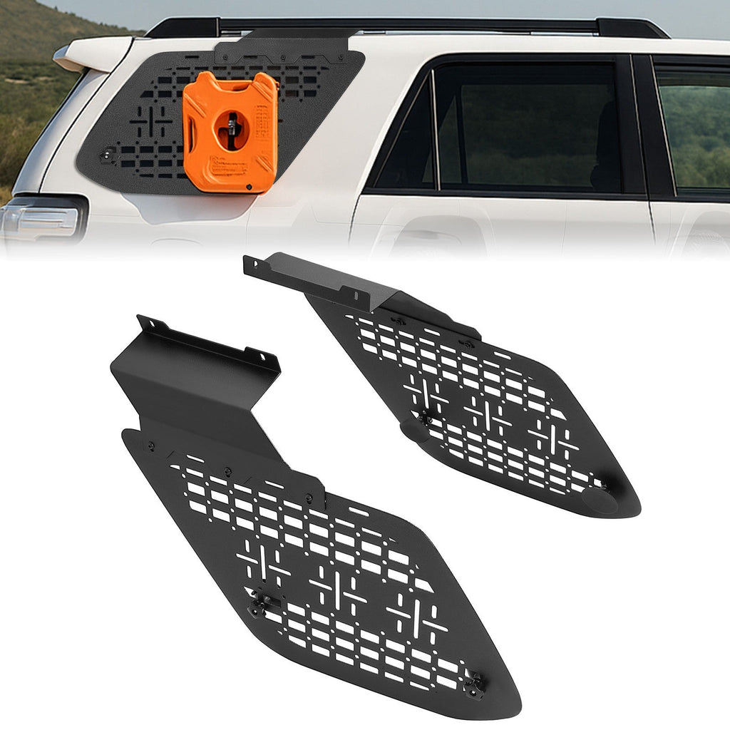 Rear Window Molle Panel Storage System Exterior Rack For Toyota 4Runner 10-24