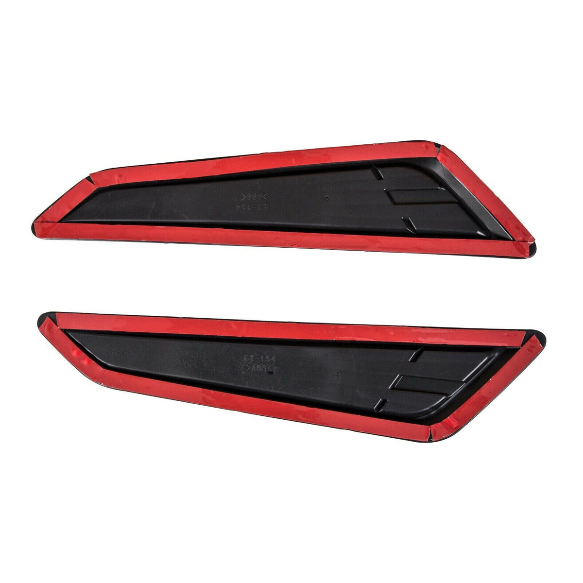 BLACK BONNET HOOD VENT SCOOP COVERS FOR 2016-23 2019 2020 CHEVY CAMARO 1LT LT RS