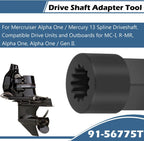 Drive Shaft Adapter Tool for Mercruiser Alpha One/Mercury 13 Spline Driveshaft