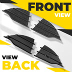 For Ford Escape 2013 2014 2015 2016 Front Bumper Fog Light Cover Trim Set Pair