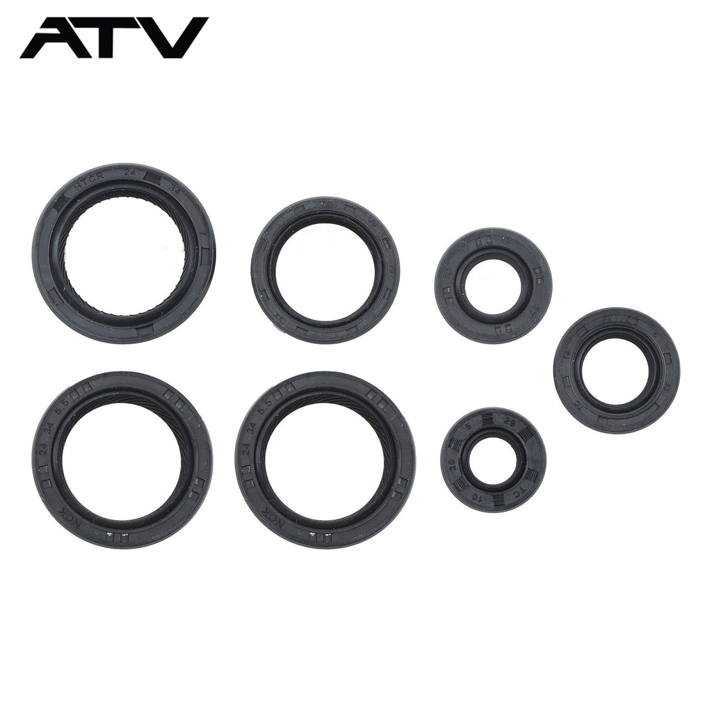 Intake&Exhaust Valve Seals Cylinder Head Overhaul Kit For Honda Recon250 2x4