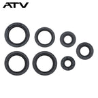 Intake&Exhaust Valve Seals Cylinder Head Overhaul Kit For Honda Recon250 2x4