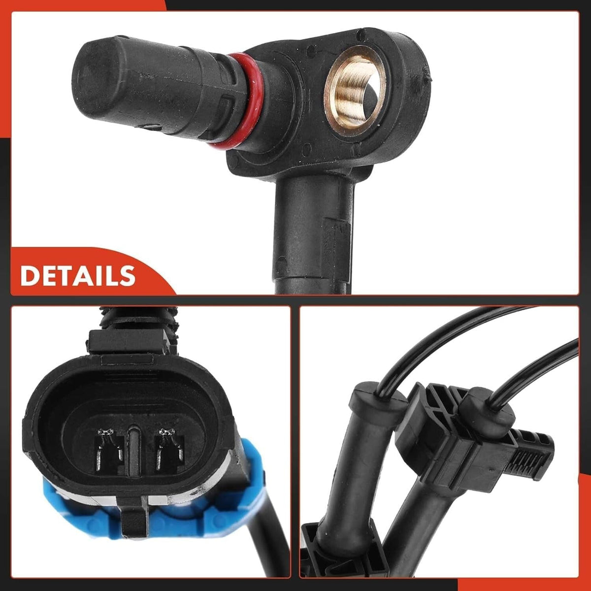 ABS Wheel Speed Sensor Rear Right & Left Fit: SILVERADO 1500 & SIERRA 1500