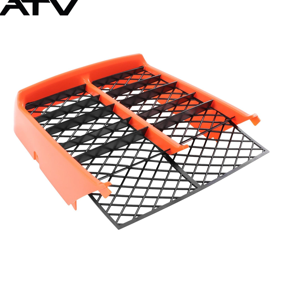 Plastic Tank Side Covers Integrated Orange Grill For Yamaha Banshee 350 1989