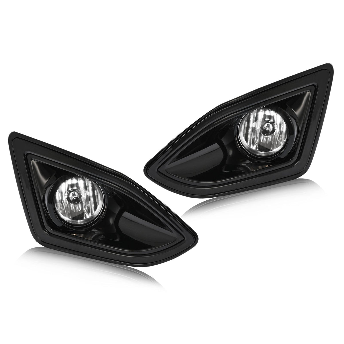 Bumper Fog Lights Lamps W/Harness Switch For Ford Edge 2015-2018 Halogen