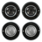 Tail Lights and Backup Lights Set For Chevrolet Corvette C3 1975-1979 Smoked
