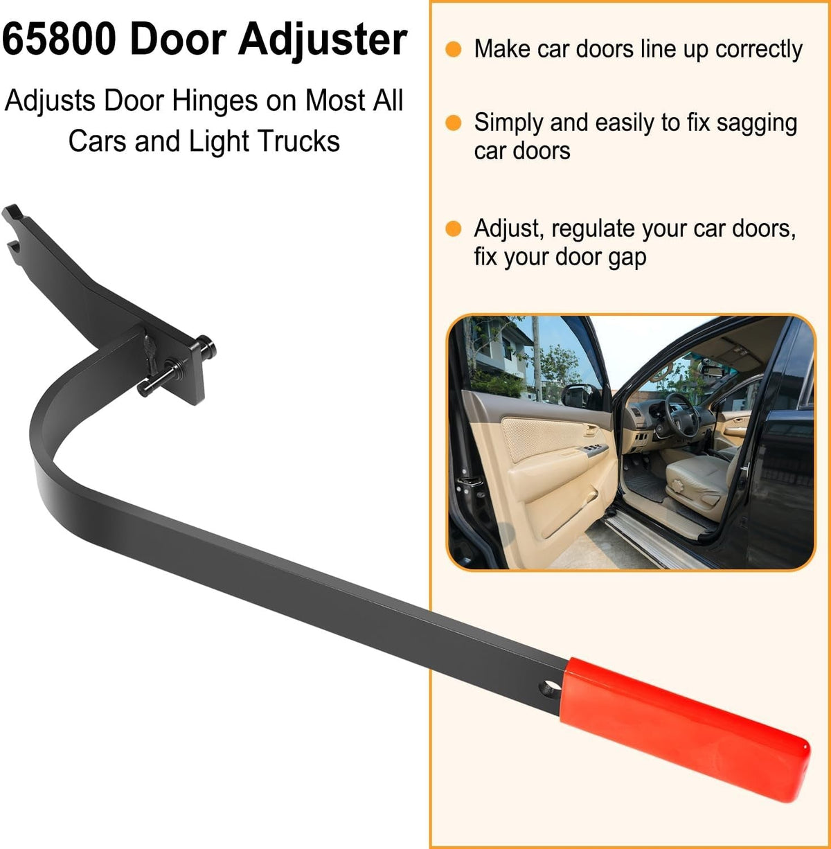 Universal Truck Door Adjustment Tool Alignment Autobody Work Hinge Replacement