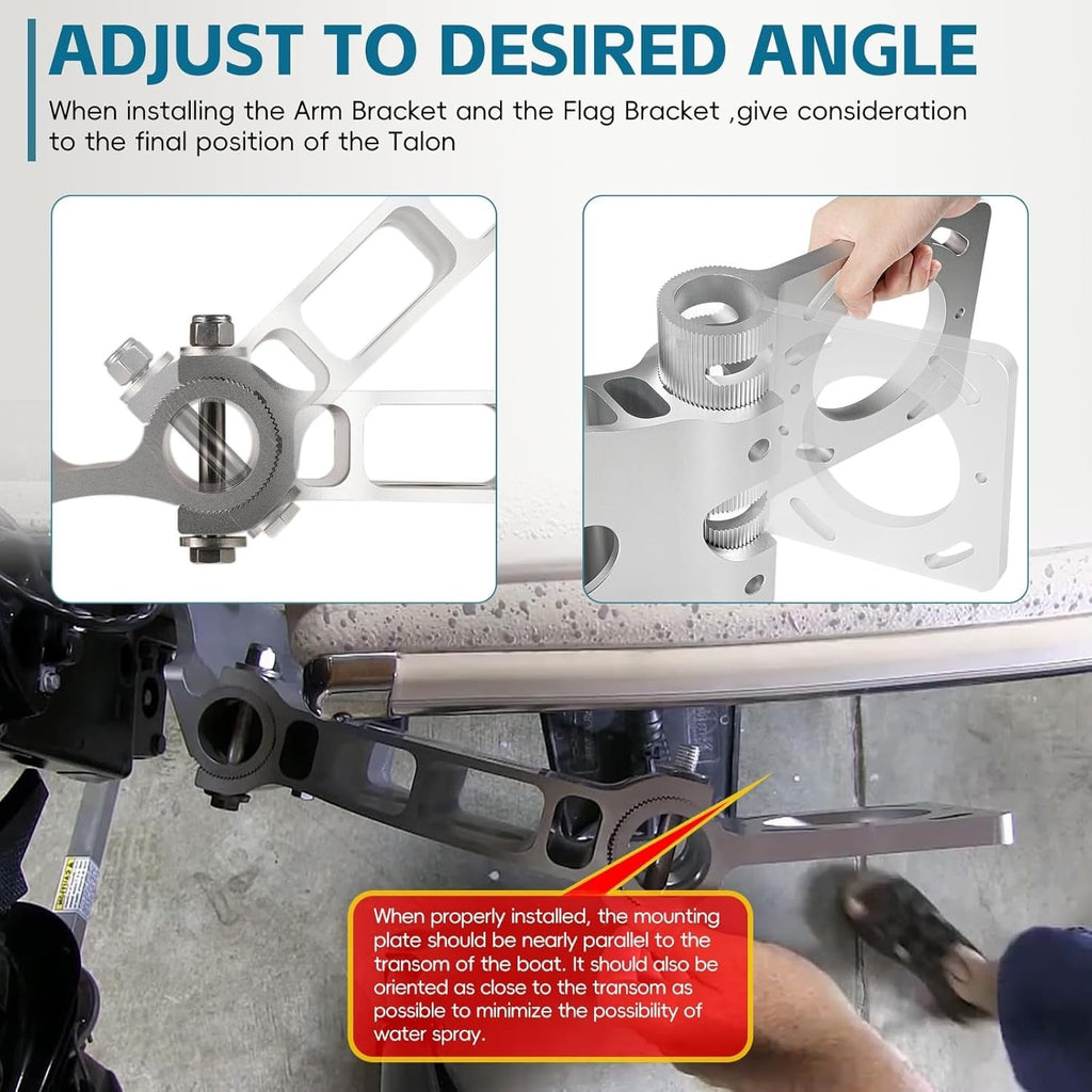 1810303 Talon Sandwich Adapter Bracket Heavy Duty Talon Mount for Starboard