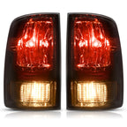 Left Right Smoke Tail Lights Brake Lamps For Dodge Ram 1500 2500 3500 2009-2018