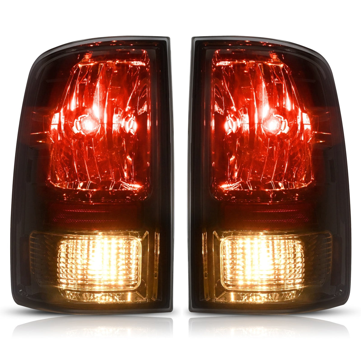 Left Right Smoke Tail Lights Brake Lamps For Dodge Ram 1500 2500 3500 2009-2018