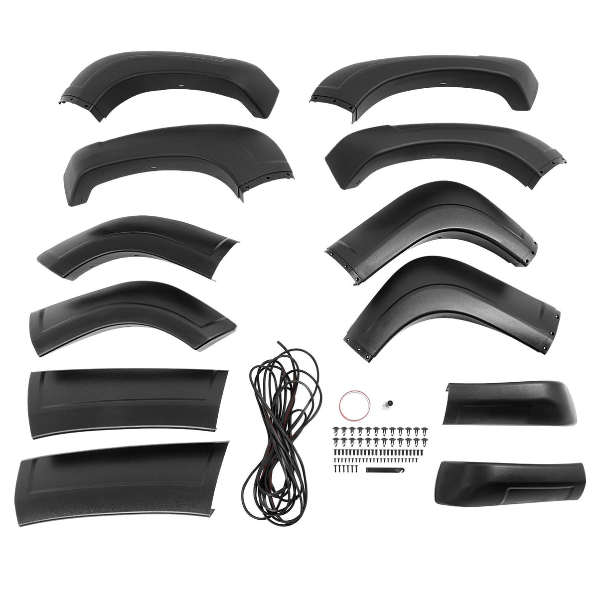 Extension Style Fender Flares For Chevy Colorado GMC Canyon 2004-2012 Textured