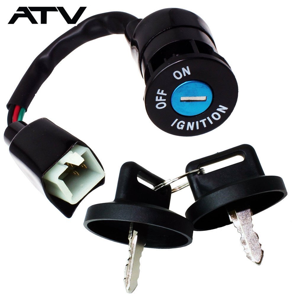 Ignition Key Switch for Polaris ATV Outlaw 50 90 Scrambler 50 90 Predator 90 US
