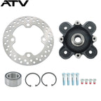 Front Wheel Hub Bearing Studs Brake Rotor 2014-2017 For Polaris Ranger HST