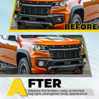 Clear Lens Fog Light Lamps w/Bulbs LH &RH For Chevy Colorado 2007-2022 #15839896