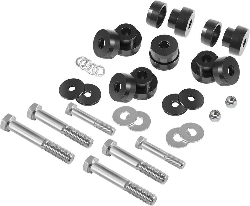 134-10005 Billet Aluminum Body Mount Bushings for 1968-1981 Camaro Nova Chevy II