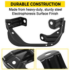 Fog Light Lamp Bracket Steel Pair for Dodge Ram 1500 2500 3500 Truck Pickup