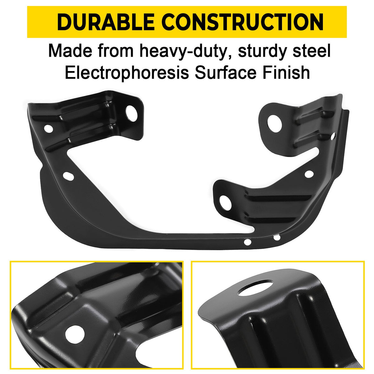 Fog Light Lamp Bracket Steel Pair for Dodge Ram 1500 2500 3500 Truck Pickup