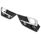 For Honda Odyssey 2018-2020 Bumper Fog Lights Lamps & Bezel Set W/Chrome Trim
