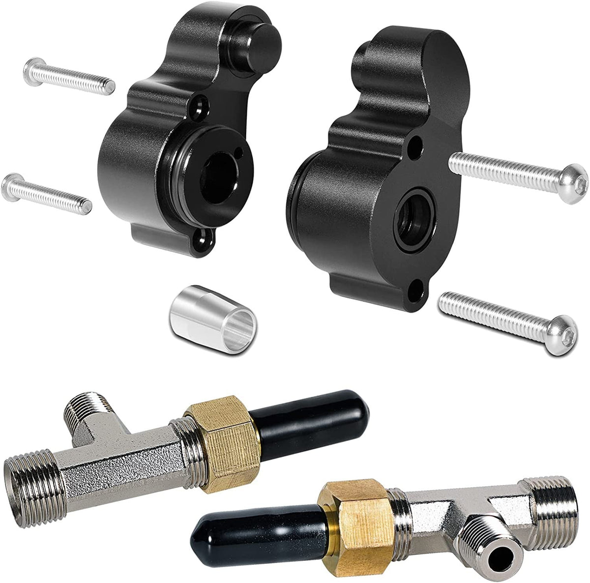 for Baystar Hydraulic Steering Cylinder HP4600 Gland Kit &HF4202 Bleeder Tee Kit