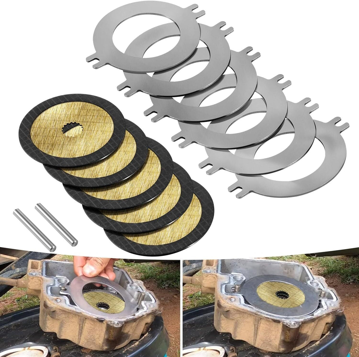 AM148465 Wet Brake Disk Kit for John Deere Gator XUV 625 825 835 855 865 Vehicle