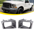 2PCS Headlight Door Set Bezel For Ford Super Duty F250 F350 F450 F550 1999-2004
