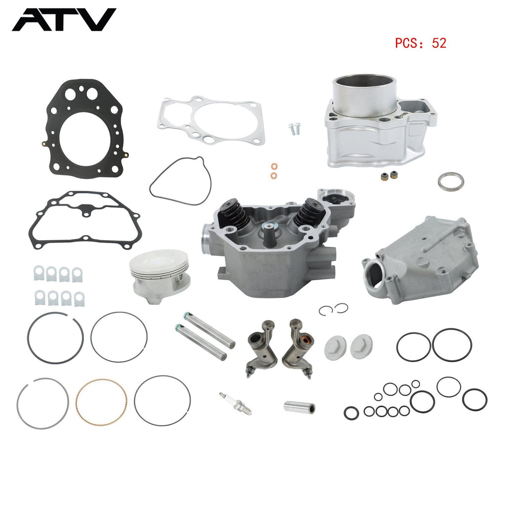 For HONDA TRX500 12-19 Engine Rebuild Kit Cylinder Head & Cover Sleeve Cylinder