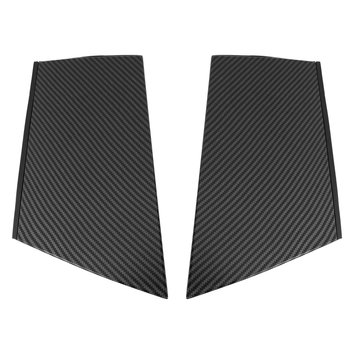 Pillar Molding Trim Cover Carbon Fiber Painted LH & RH For 2009-2020 Nissan 370Z