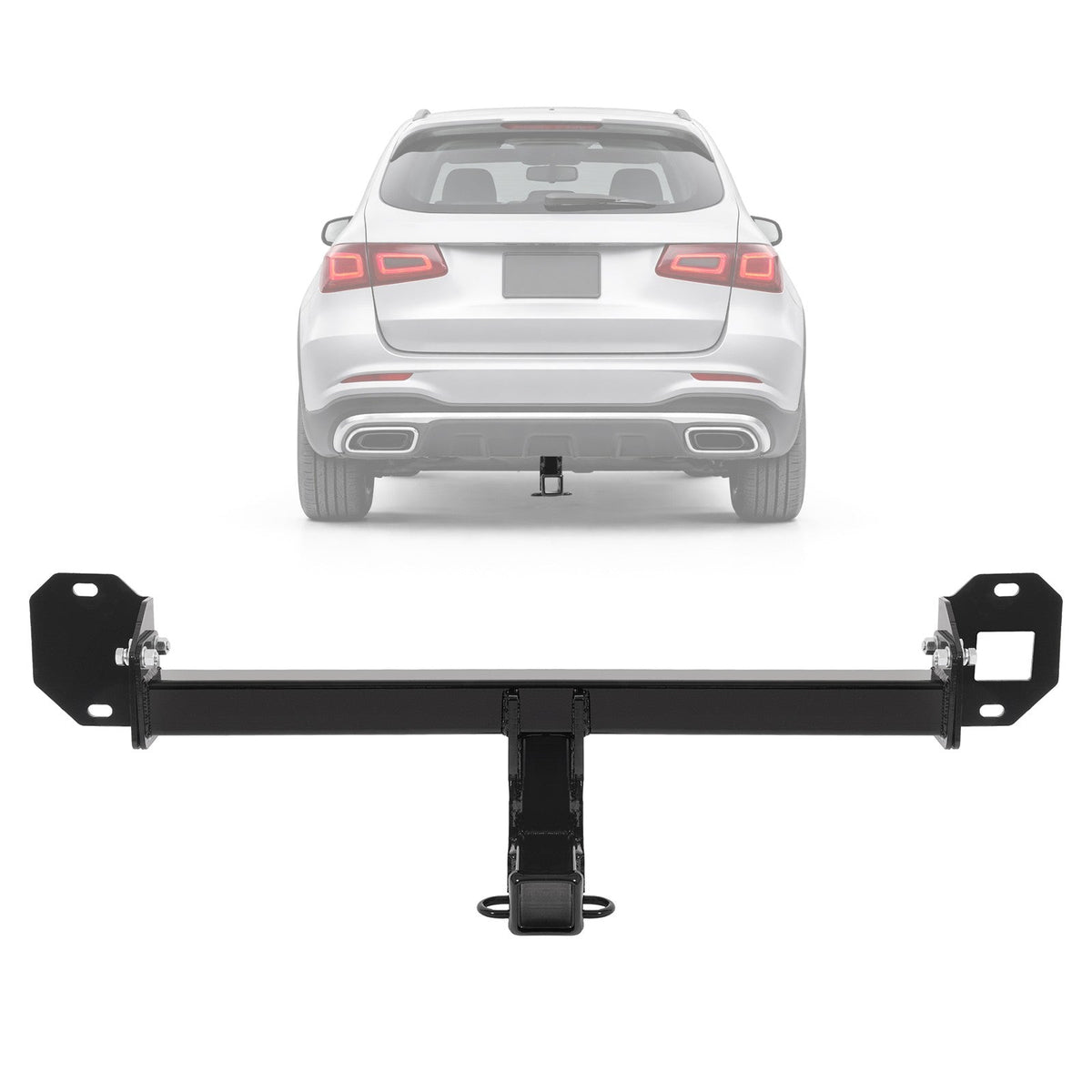 Class 3 Trailer Hitch 2" Receiver Tube Towing For Mercedes-Benz GLC300 16-22