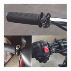 7/8" Aluminum Motorcycle ATV Horn Switch Momentary Button Electric Power Start