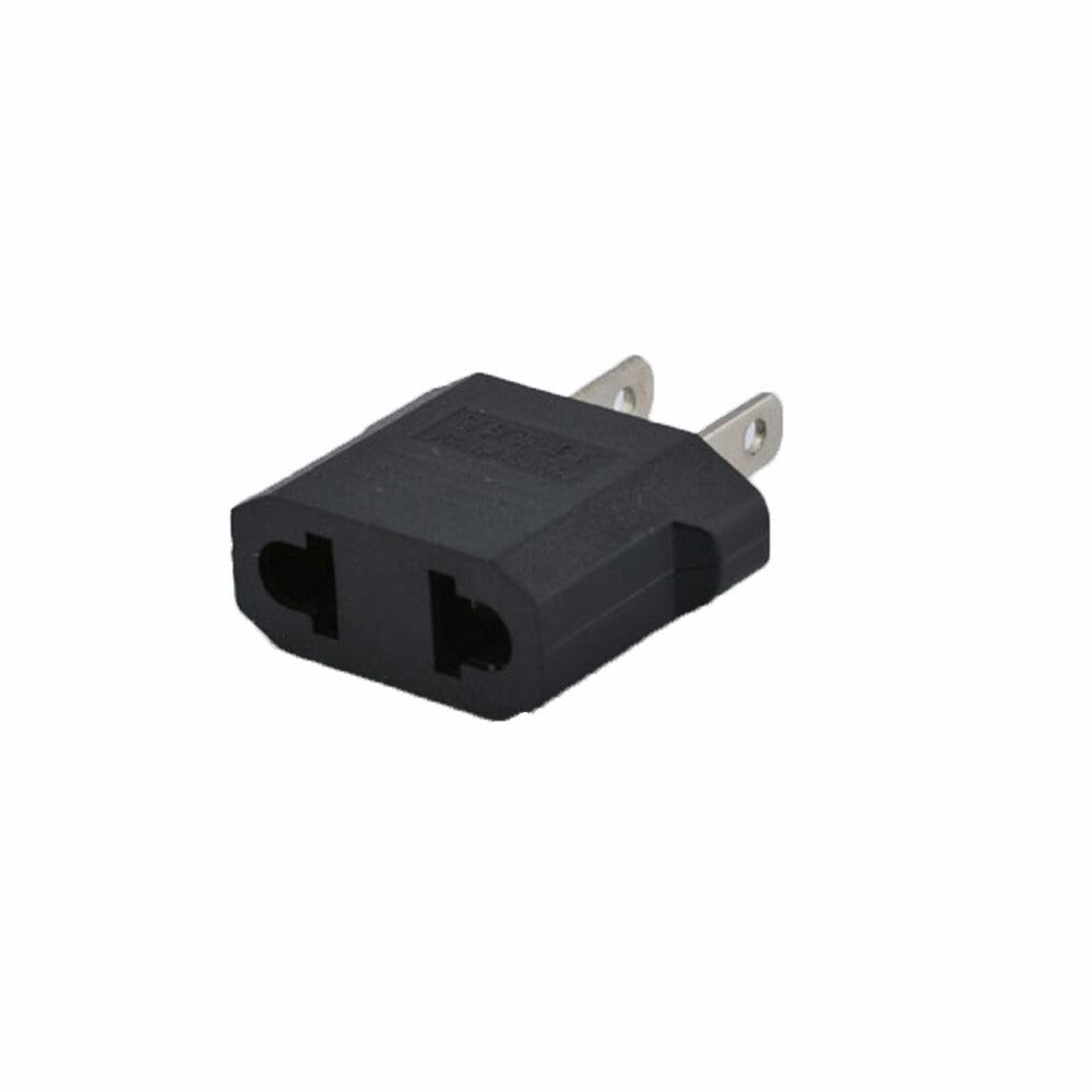 12 Pack EU Euro Europe to US USA Power Jack Wall Plug Converter Travel Adapter