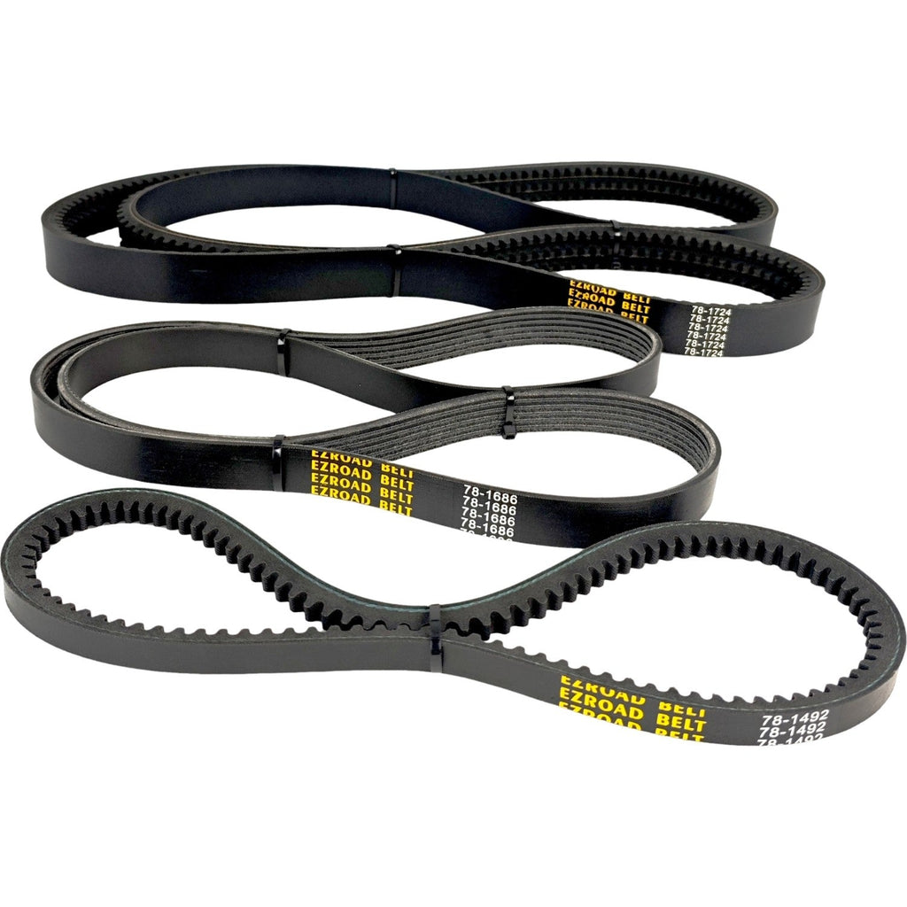 3X Belt Kit 78-1724 78-1686 78-1492 Fit for Thermo King T-570R T-600 M T-800 M