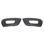 FOR FORD TRANSIT 2020-25 VAN LEFT&RIGHT SIDE FOG LIGHT LAMP COVERS BEZELS BLACK