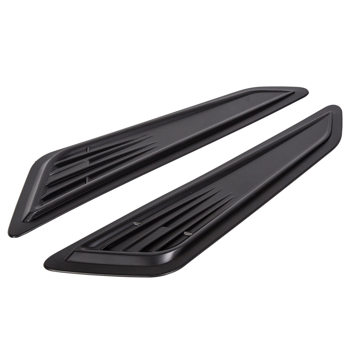 BLACK BONNET HOOD VENT SCOOP COVERS FOR 2016-23 2019 2020 CHEVY CAMARO 1LT LT RS