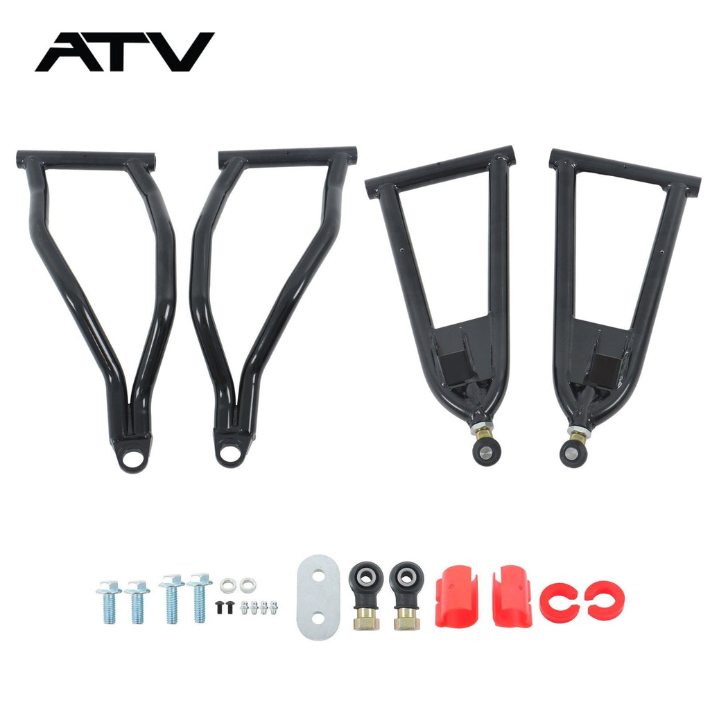 1.5" Black Forward Offset A Arms High Clearance For Polaris RZR S 800 / 4 800