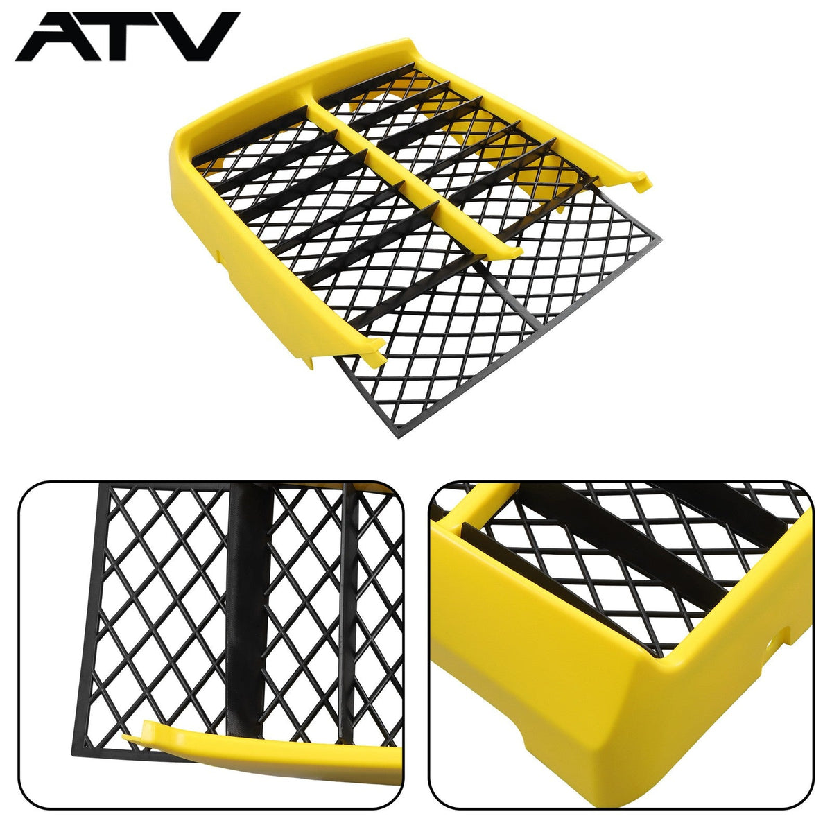 Matching Yellow Grill Gas Tank Side Plastic Panels For Yamaha Banshee 350 87-00