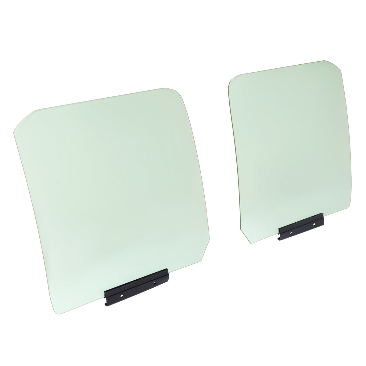 For Ford F-150/Bronco 1987-1997 Door Window Glass Front Left+Right Replacement
