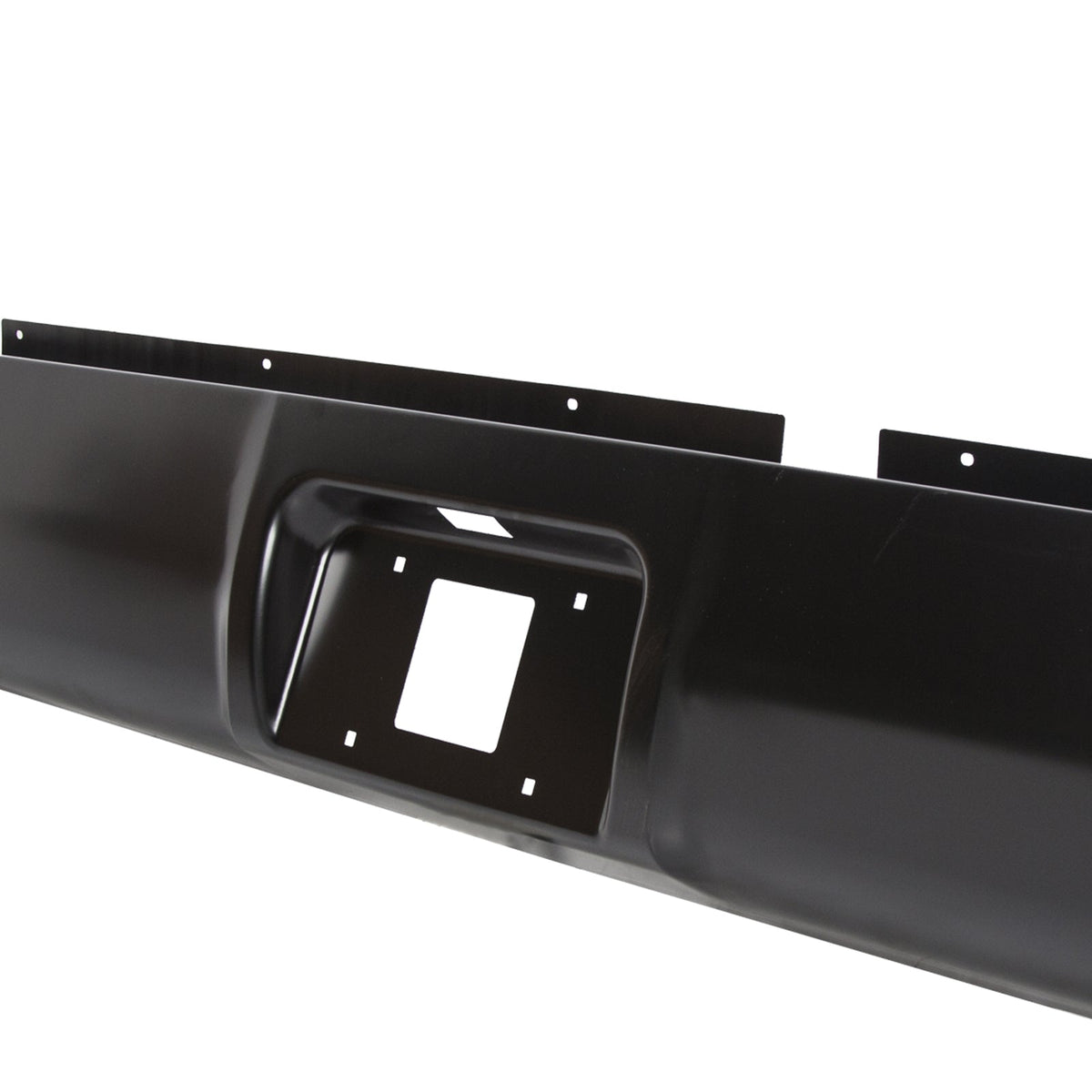 For Dodge Ram 1500 2500 3500 1994-2001 Rear Bumper Roll Pan w/LED Light Black