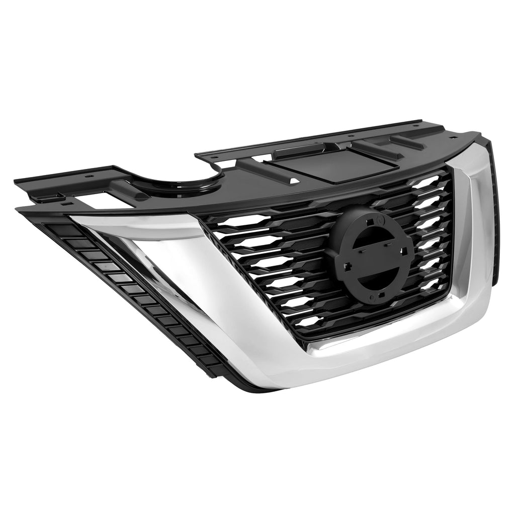Front Chrome Bumper Grille Upper Grill For Nissan Rogue 2017 18 2020 #NI1200281