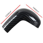 Carbon Fiber Gear Shift Knob Cover Trim Cap Protector For Toyota Camry 2018-2022