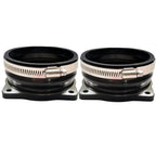 2Pcs New For Mercury Verado Air Intake Isolator w/ Clamp 8M0113513 & 815504256