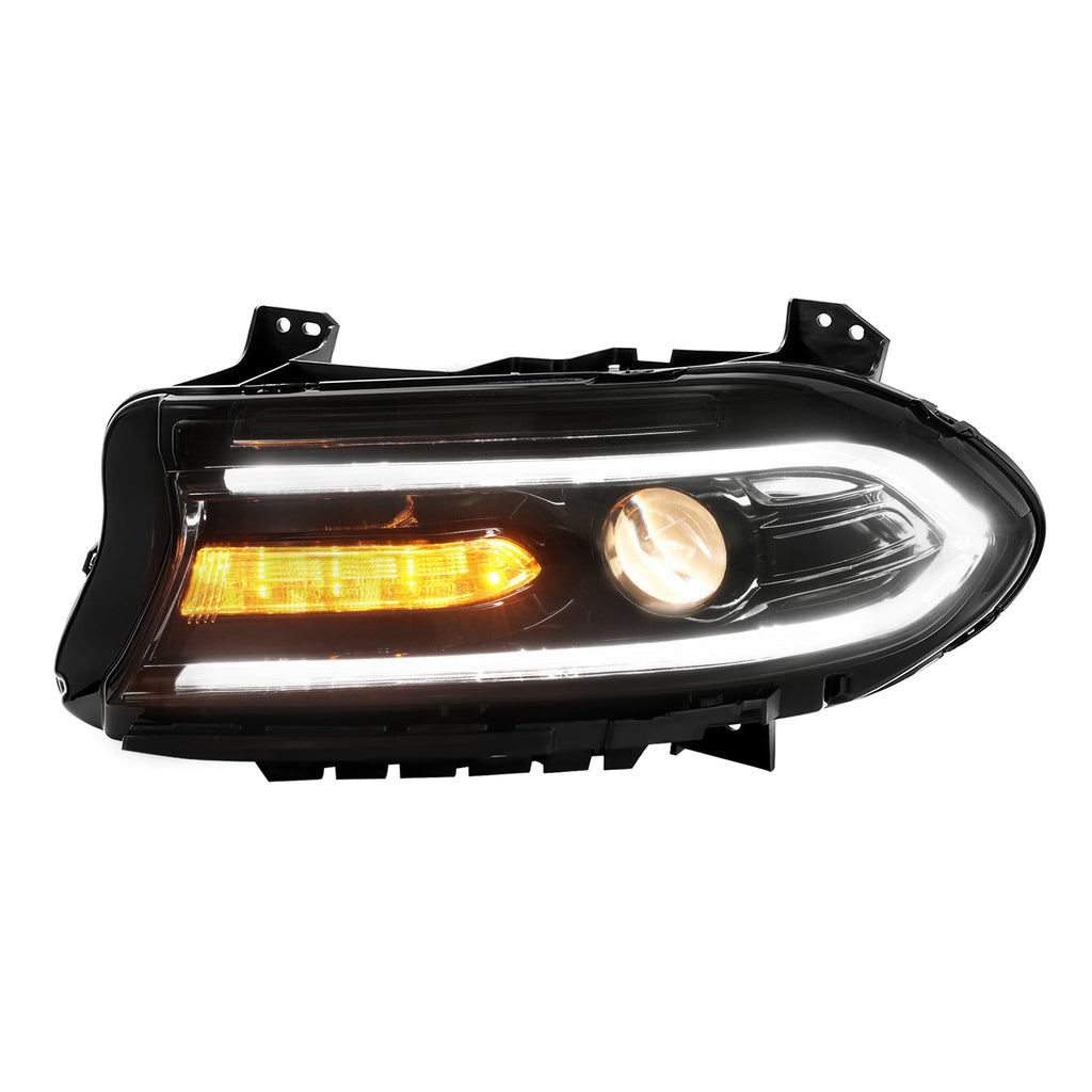 Halogen LED DRL Projector Headlights Headlamp For 2015-2021 22 23 Dodge Charger